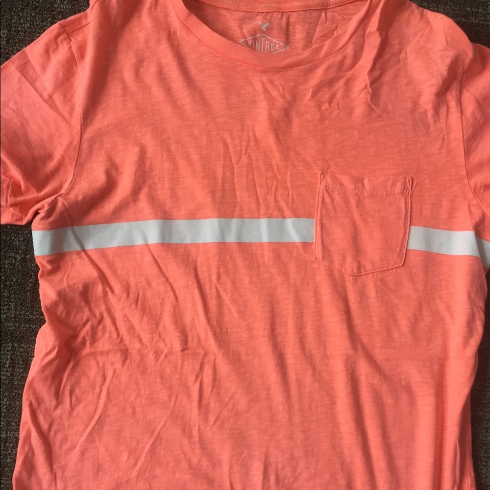 Bright orange T-shirt